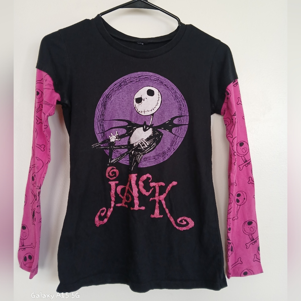 ✨️FINAL PRICE✨️ The Nightmare Before Christmas Jack Long-sleeve Tee: Juniors S